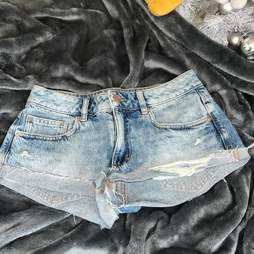 Garage Jean shorts, low rise, size 0